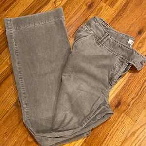 Loft corduroy pants, stone weathered color